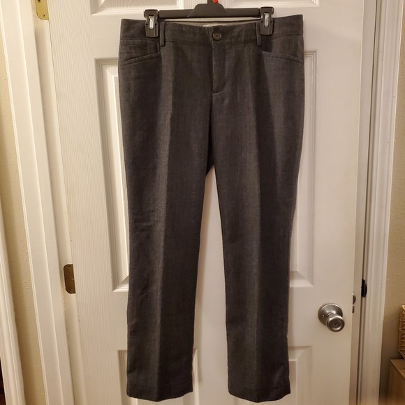 Banana Republic Pants - Banana Republic slacks sz 8 short The Logan Fit Stretch‎ Wool Office Work Career